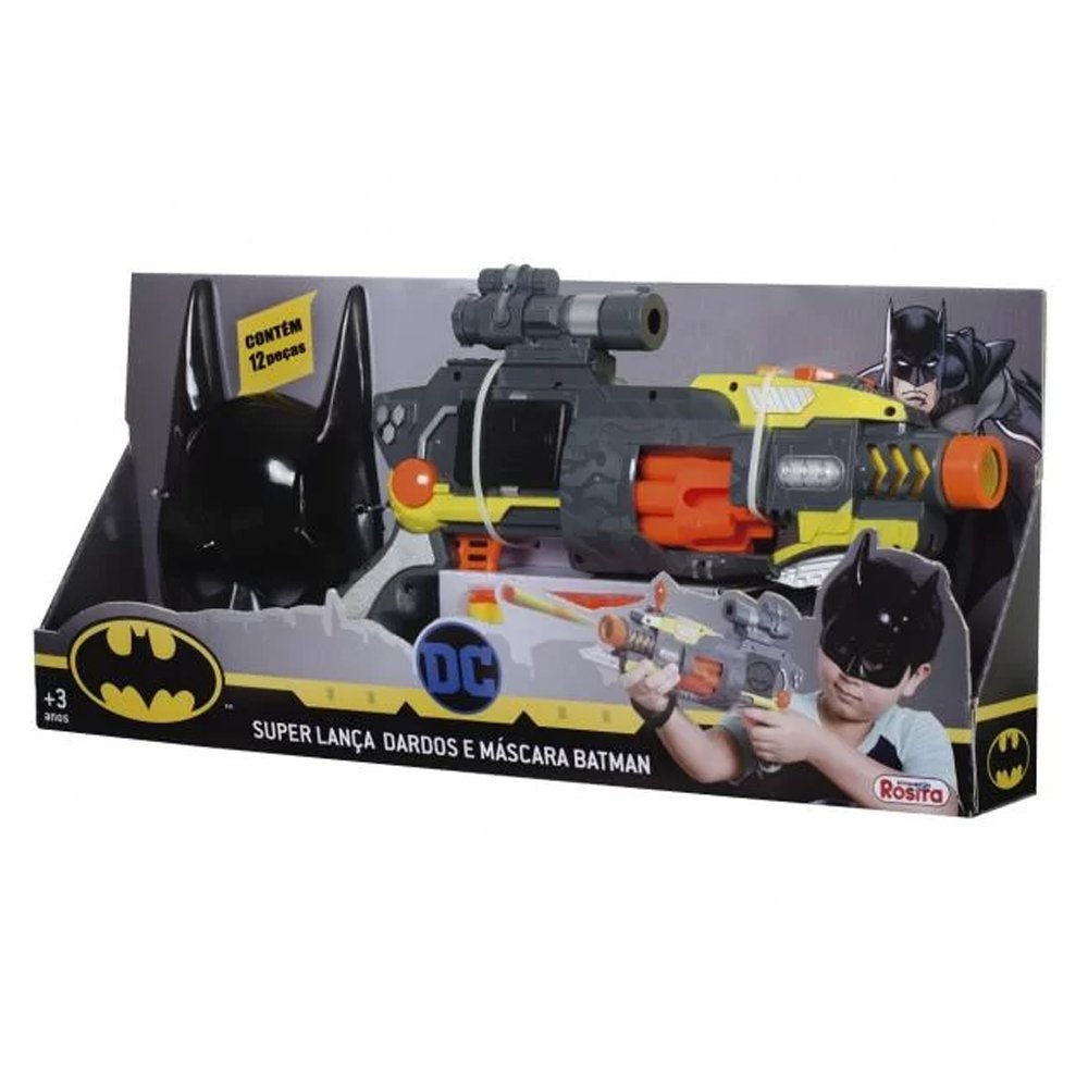 Super Lança Dardos e Máscara Batman - Rosita