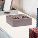 Ver imagem 4 de SURYA CAIXA ORGANIZADORA 7x20x20cm MDF MARROM