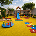Ver imagem 5 de 4m² Grama Sintética 20mm com Proteção UV e Antifungo 1,00 x 4,00m Amarela Rm Decor