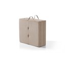 Ver imagem 2 de Cama Dobrável Portátil Estofado Camping Viagem Espuma D24 - Bege