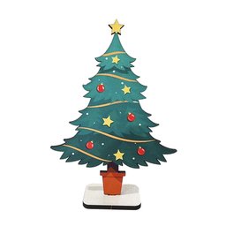 Transforme Seu Ambiente com Nosso Kit Árvore de Natal em Mdf- 10 Unidades - 1