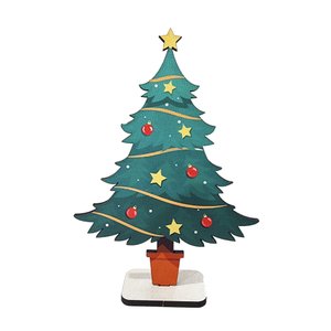 Transforme Seu Ambiente com Nosso Kit Árvore de Natal em Mdf- 10 Unidades