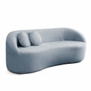 Ver imagem 2 de Sofá 3 Lugares Orgânico 200cm Fava CabeCasa MadeiraOriginals Azul