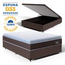 Ver imagem 2 de Cama Box Baú com Colchão de Espuma D33 Pillow Top Comfort Luxo Casal 138cm