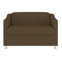 Ver imagem 2 de Namoradeira Elegante 2 Lugares Sala de Estar – Balaqui Decor Cor:Marrom