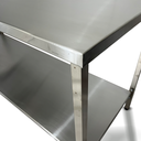 Ver imagem 4 de Mesa Aço Inox Industrial 140x70x90 cm Plano Liso Nortinox