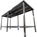 Ver imagem 6 de Mesa Aço Inox Industrial 140x70x90 cm Plano Liso Nortinox