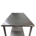 Ver imagem 5 de Mesa Aço Inox Industrial 140x70x90 cm Plano Liso Nortinox