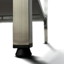 Ver mais imagens de Mesa Aço Inox Industrial 140x70x90 cm Plano Liso Nortinox
