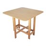 Conjunto Prático Mesa e 4 Cadeiras Dobrável Mel/sinamão Bar Cozinha Lazer - 17