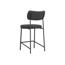 Ver imagem 4 de Conjunto 02 Banquetas Medias Mona Courissimo Whisky e Grafite - Ssx Multicoisas