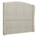 Ver imagem 1 de Cabeceira Casal King Cama Box 195cm Glenda I02 Bouclê Bege - Mpozenato