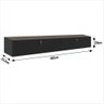 Rack Suspenso para Tv até 70 Polegadas 2 Portas Grécia 180cm - 5