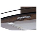 Ver imagem 4 de Coifa de Parede 75cm Vidro Curvo Slim Nardelli 110v