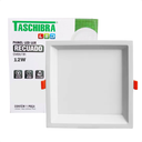Ver imagem 2 de Kit 10 Painel de Led Quadrado Embutir Recuado 12w Bivolt Taschibra 6500k Frio