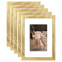 Ver imagem 1 de Kit 5 Porta Retrato 15x21 Quadro com Paspatur Fotos 10x15