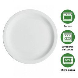 Kit 20 Pratos de Mesa Porcelana Iguaçu Almoço Jantar Germer - 4