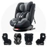 Cadeira de Carro Couro Eco 0 a 36 Isofix 360 Gray/black - Zippy Toys - 2