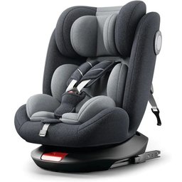 Cadeira de Carro Couro Eco 0 a 36 Isofix 360 Gray/black - Zippy Toys - 1