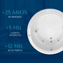 Ver imagem 5 de Banheira Redonda Tahiti com Hidro em Acrílico - 127v