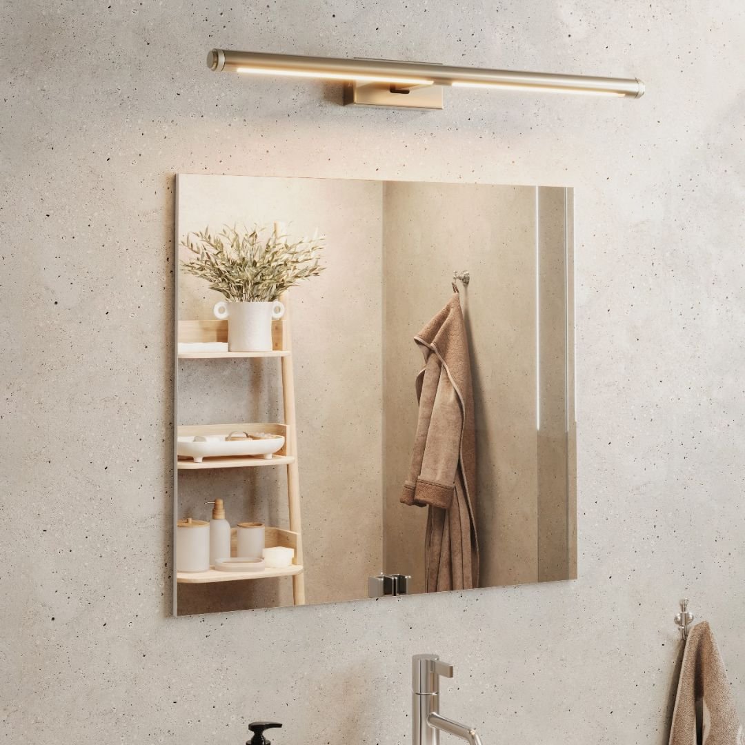 Ver imagem 4 de Kit Armário de Banheiro Ripado 66 Cm Freijó C/bancada Sintética Branca