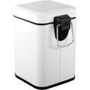 Ver imagem 1 de Lixeira Retangular 3 Litros Inox Branca 6356003002 Vonder