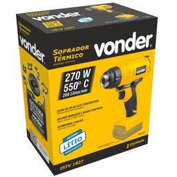 Soprador Térmico Intercambiável 18V s/ Bat s/ Carreg Vonder - 9