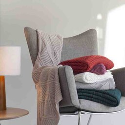 Manta Tricot Lou 125x150 Rosa Rouge Buddemeyer - 4