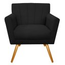 Ver imagem 7 de Kit Diva Recamier Vanessa 185cm Lado Esquerdo e 01 Poltrona Laura Suede Doce Sonho Móveis Preto