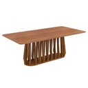 Ver imagem 2 de Mesa para Sala de Jantar 220cm Tampo de Mdf Pitanga Natuame Madeira Cinamomo