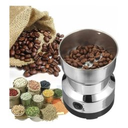 Moedor e Triturador de Café Grãos Temperos Eletrico Inox - 4