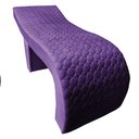 Ver imagem 3 de Maca Estética Ergonômica Metalassê Inclinada Bege Slk Decor Nina Roxo