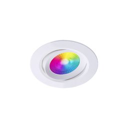 Smart Spot WI-FI Led RGB Tek 5W Redondo Branco Taschibra - 1