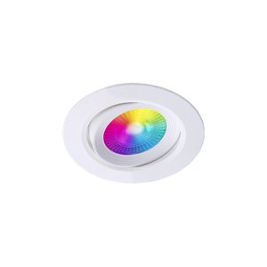 Smart Spot WI-FI Led RGB Tek 5W Redondo Branco Taschibra
