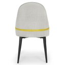 Ver imagem 3 de Kit 8 Cadeiras de Jantar Estofada Design La Martina - Branca