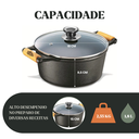 Ver imagem 4 de Caçarola 18x15cm 1,8l Tampa Vidro Panela Mineira