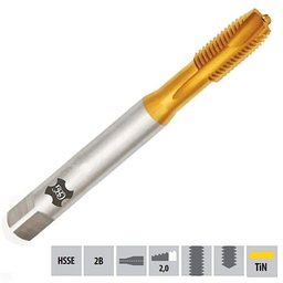 Macho para Máquina Hsse Unc 3/8 X 16 Mt 280/3 - Din 2182 Tin - Osg - 1