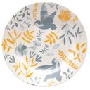 Ver imagem 2 de Jogo de Jantar Alto Brilho 20 Ceramica Inglesa Yellow Birds