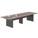 Ver imagem 1 de Mesa Sala de Reunião Empresa 8 Lugares Noce Preto