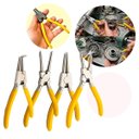 Ver imagem 2 de Kit Alicates para Anéis de Segurança 7 pol 4 Peças Interno Externo Aço Temperado