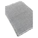 Ver imagem 6 de Tapete Antiderrapante Banheiro Waffle Prata 0,40x0,60m