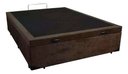 Ver imagem 1 de Base Box Baú Casal 138 X 188 Suede com Pistão Gás So1clique Cor Marrom