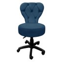 Ver imagem 1 de Cadeira Mocho Soft Escritório Estética Veludo - Sofa Store:veludo Azul Marinho
