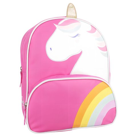 Mochila Infantil Menina Bichinho Pimpolho Rosa Unicórnio
