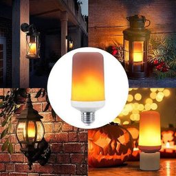 Lampada Led 9w Bulbo Efeito Chama Fogo Tocha Flame E27 Bivolt - 4