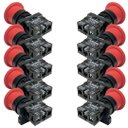 Ver imagem 1 de Kit 10 Botao Emergencia Plastxb2 Esc542 Gira Lukma
