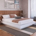 Ver imagem 3 de Cama de Casal/queen para Colchão 198x158cm Multimóveis Cr40142 Branco