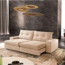 Ver imagem 1 de Sofá Athenas Linho 02 Módulos 80 Cm B25cm Meu Sofá Online A294 Linho Creme