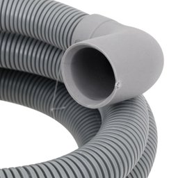 Mangueira Saída Água Máquina De Lavar Universal 3m Metros Cinza Com Suporte | Ledmang - 7