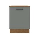 Ver imagem 4 de Balcão Madesa Agata 60 Cm 1 Porta Rustic Cinza